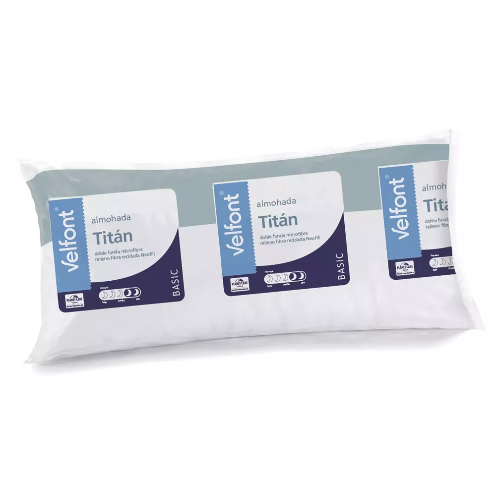 Cuscino in Fibra Titan con Doppia Fodera Velfont (Nuovo Modello)