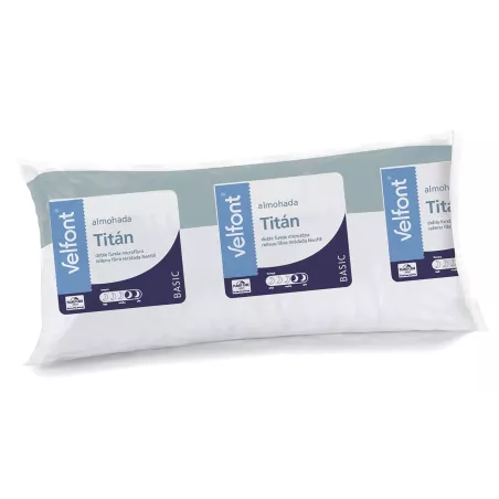 Cuscino in Fibra Titan con Doppia Fodera Velfont (Nuovo Modello)