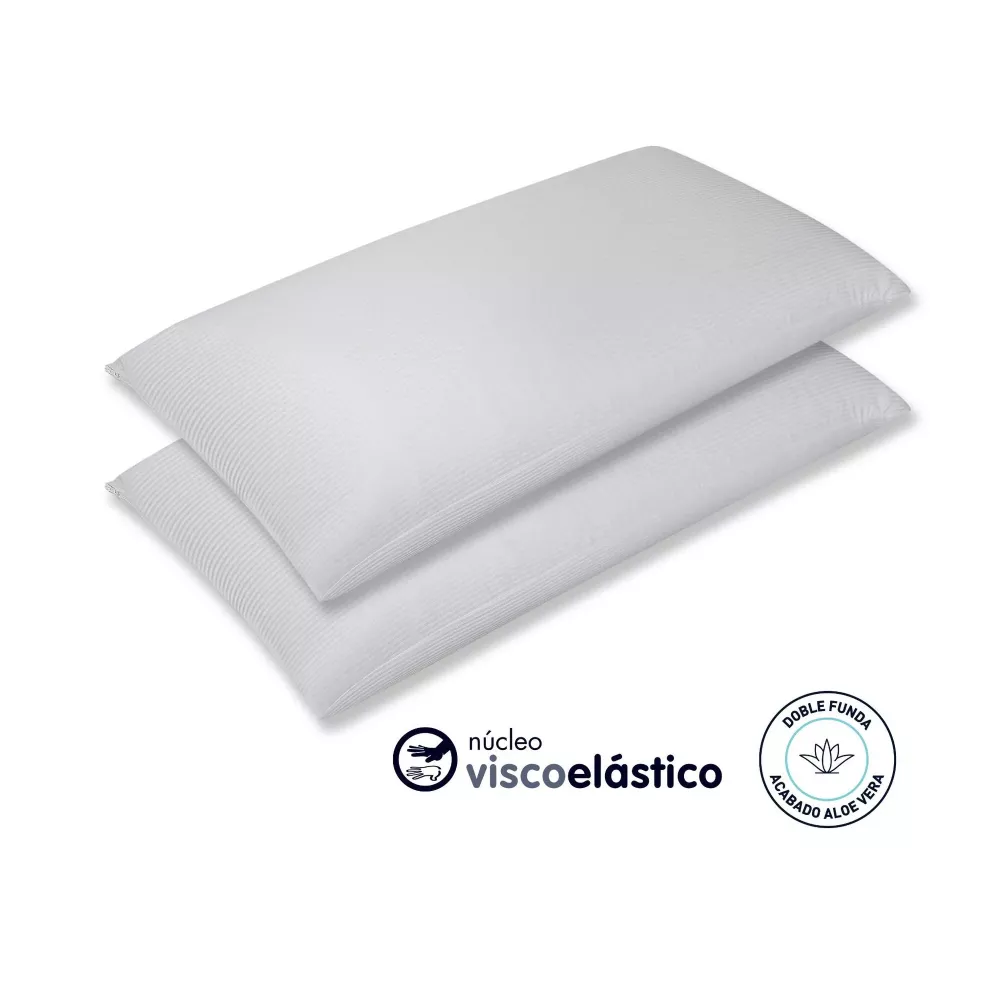 Pacchetto Cuscino Twin 2 Cuscini Viscoelastici Moshy