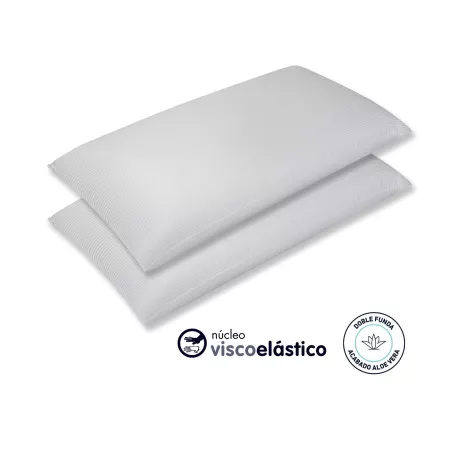 Pacchetto Cuscino Twin 2 Cuscini Viscoelastici Moshy