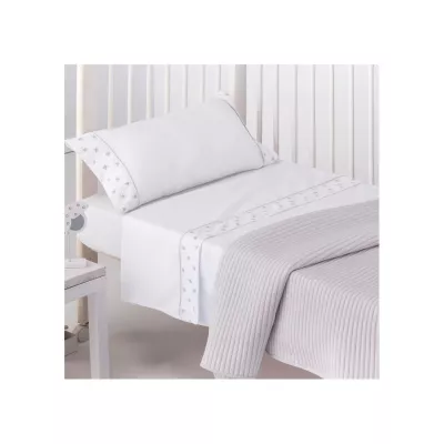 Bordiertes Betttuch-Set Schnuller Barcelo Hogar