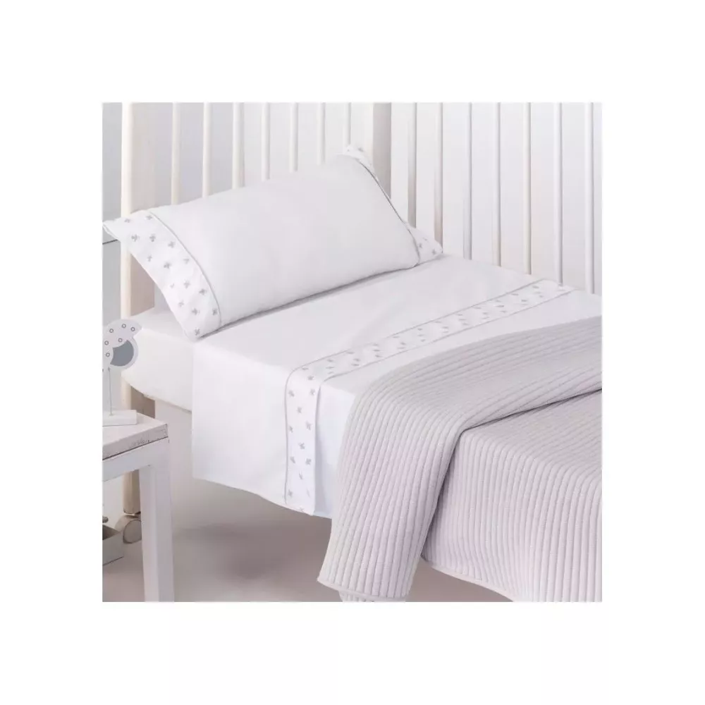 Bordiertes Betttuch-Set Schnuller Barcelo Hogar