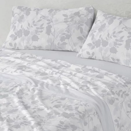 Set di Lenzuola Coralina 998 Blu Burrito Blanco
