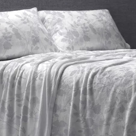 Set di Lenzuola Coralina 998 Blu Burrito Blanco