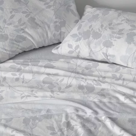 Set di Lenzuola Coralina 998 Blu Burrito Blanco