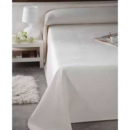 Coperta Piqué a Righe Crudo