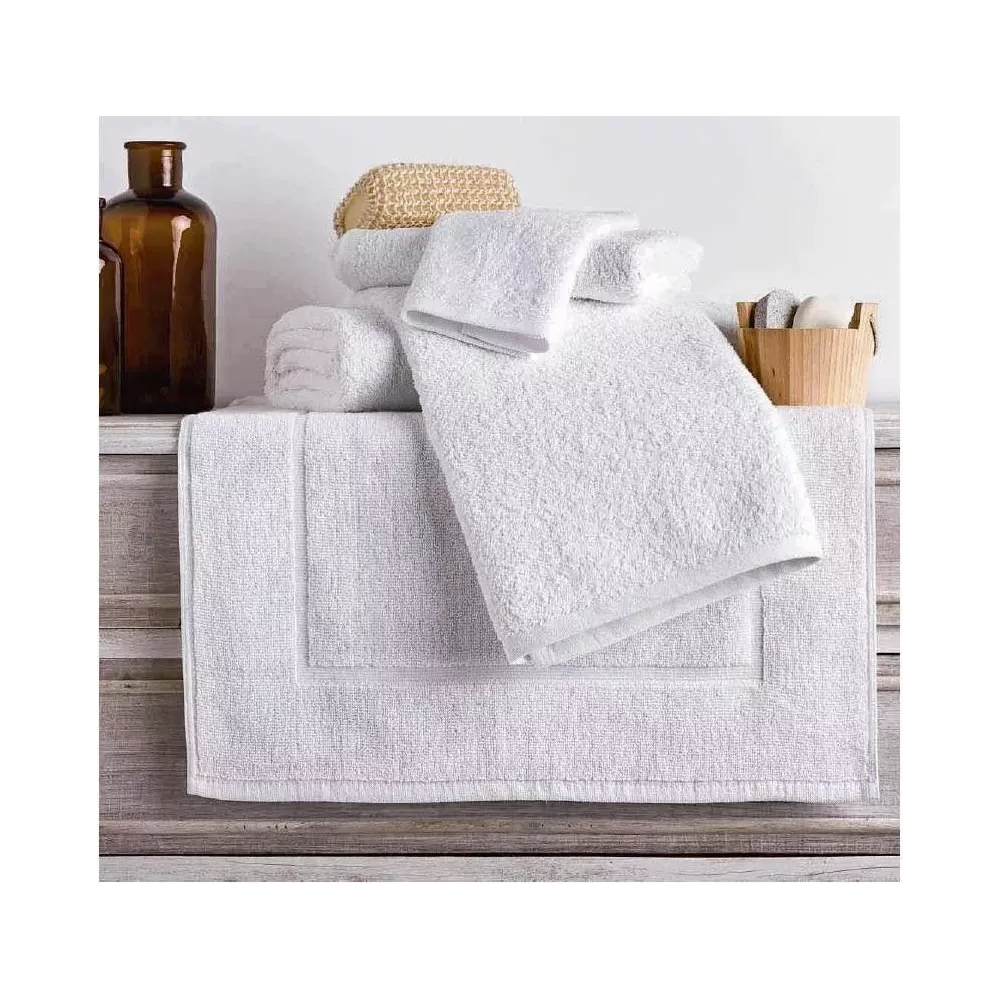 Weiße Handtuch 40440 450 Gr/m2 100% Gekämmte Baumwolle Abecé Casa