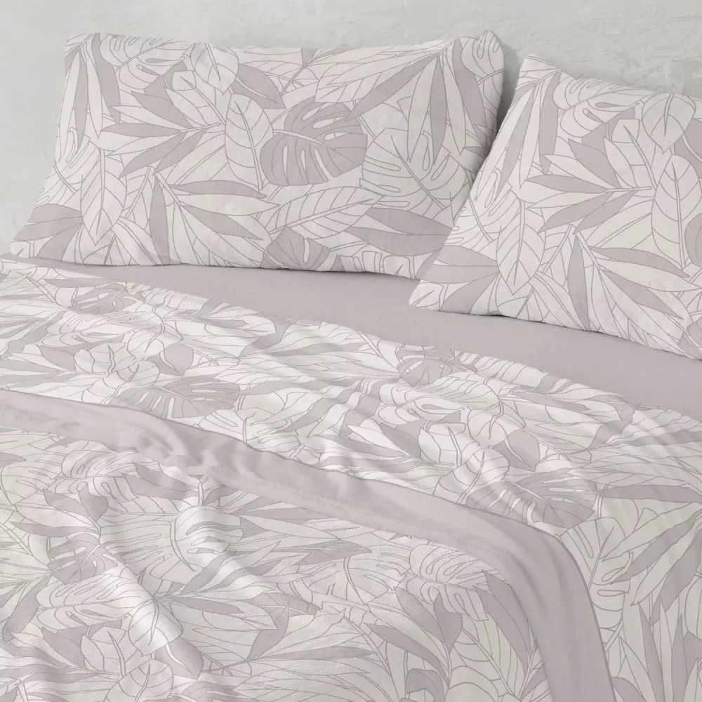 Jogo de Sábanas Coralina 994 Piedra Burrito Blanco