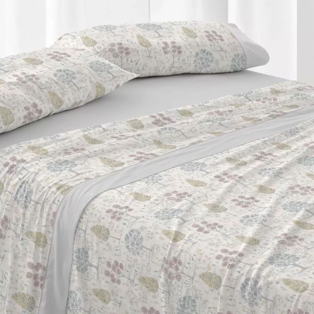 Joc de llençols 544 Gris Burrito Blanco