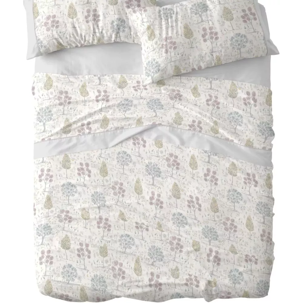 Juego de sábanas 544 Gris Burrito Blanco