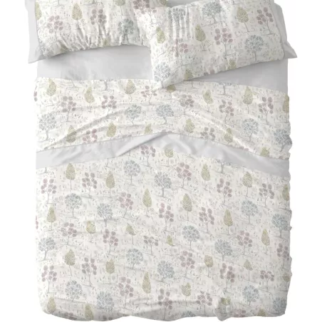 Joc de llençols 544 Gris Burrito Blanco
