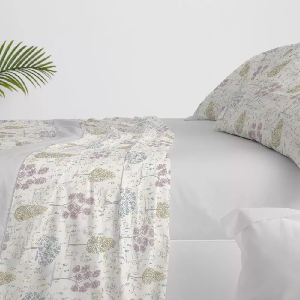 Joc de llençols 544 Gris Burrito Blanco