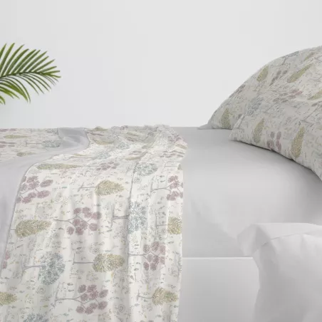 Joc de llençols 544 Gris Burrito Blanco
