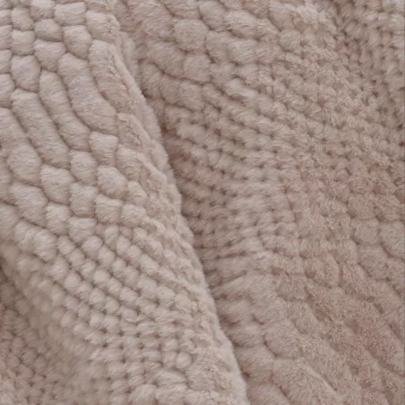 Sofa Plaid Decke 439 Beige Burrito Blanco