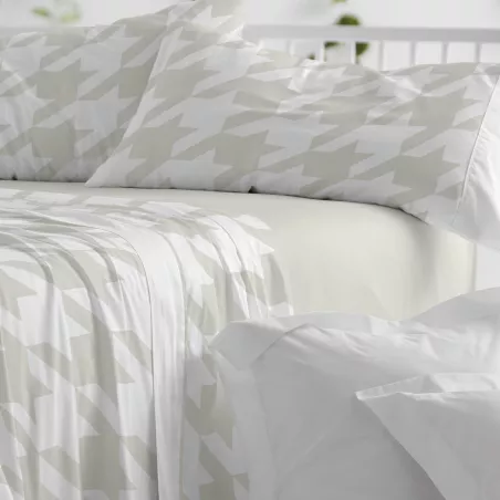 Bettwäsche Set 631 Khaki Burrito Blanco