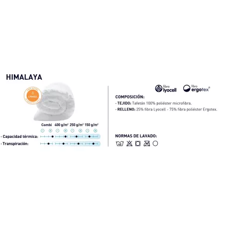 Emplenatge Nòrdic de Fibra Himalaya 250 Gr/m2 Moshy