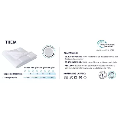 Relleno Nórdico de Fibra Theia 150 Gr. Moshy