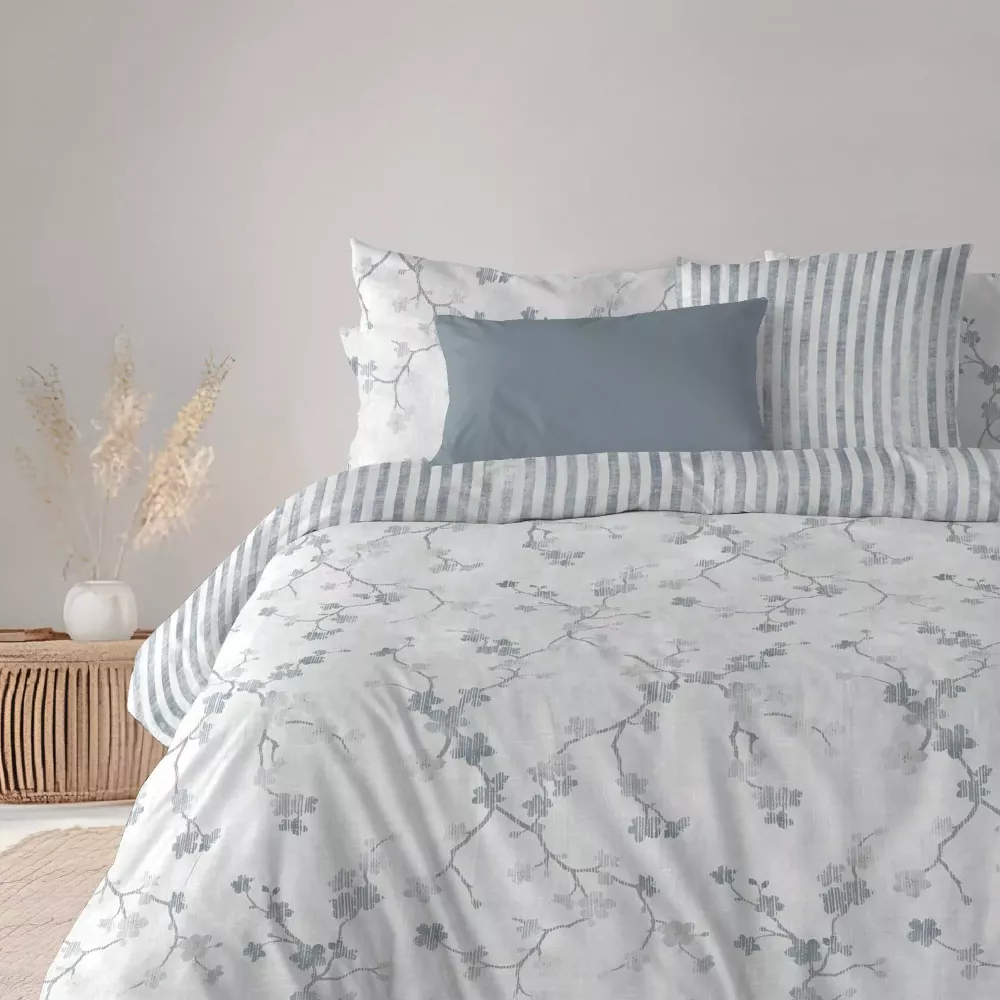 Duetto Housse de Couette Nohana Bleu Stilia