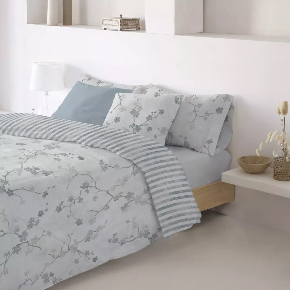 Duetto Housse de Couette Nohana Bleu Stilia