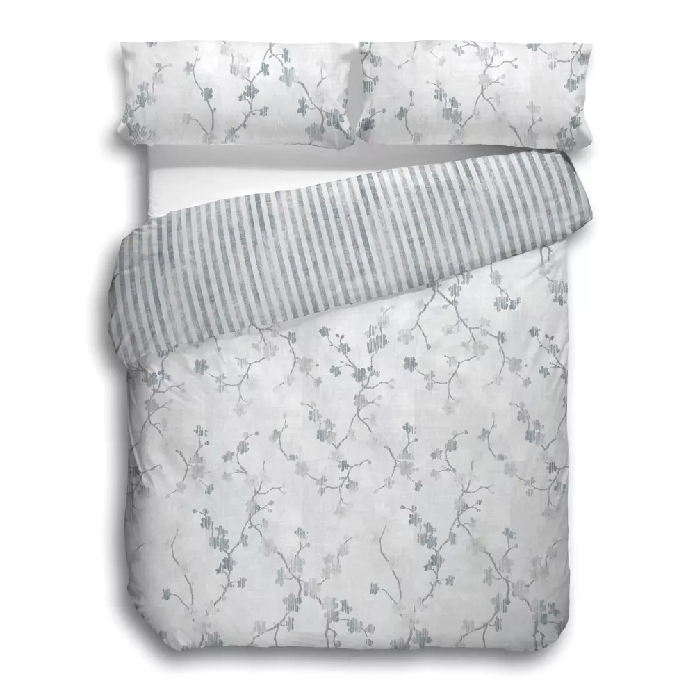 Duetto Housse de Couette Nohana Bleu Stilia