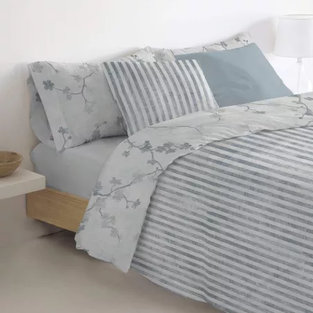 Duetto Housse de Couette Nohana Bleu Stilia