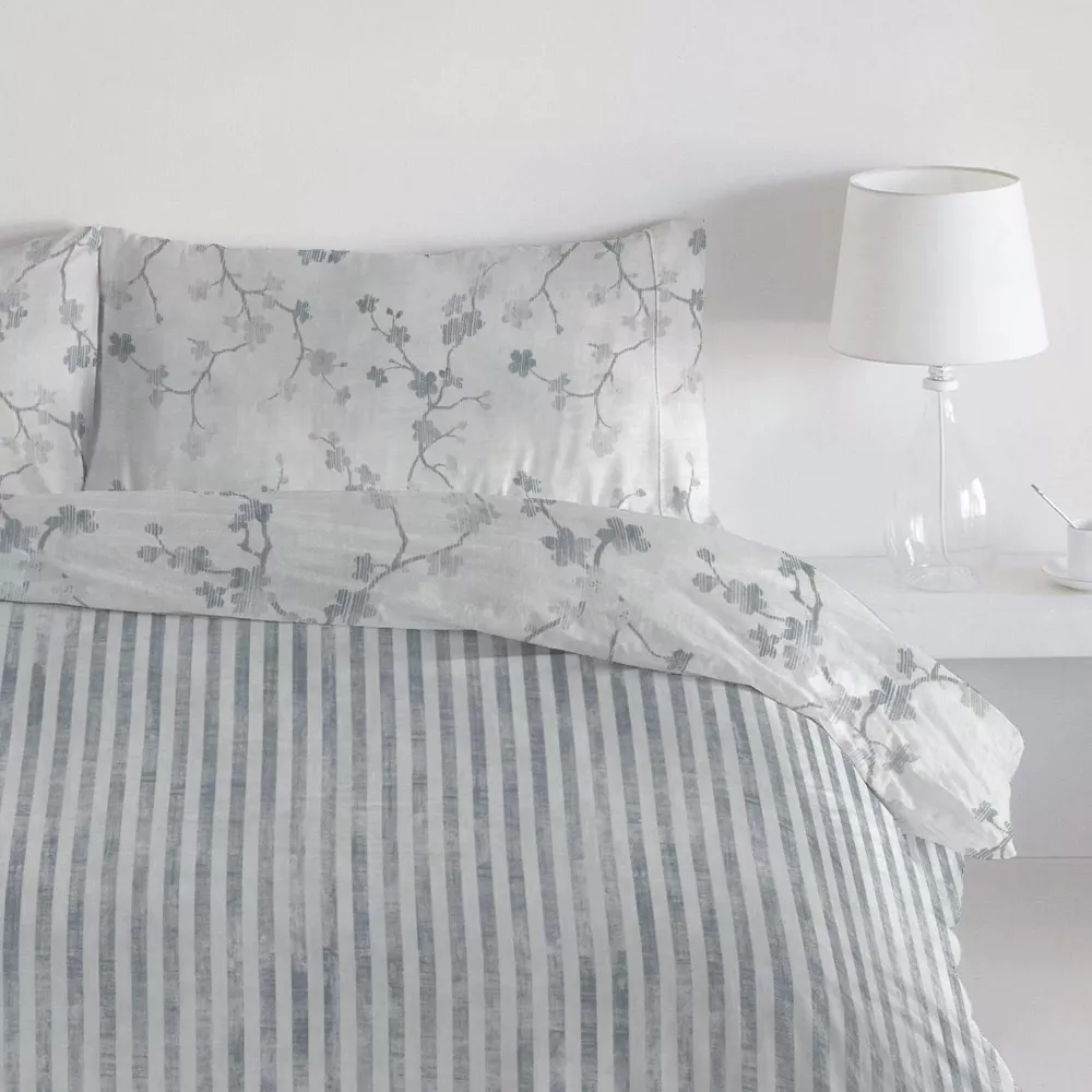 Duetto Housse de Couette Nohana Bleu Stilia