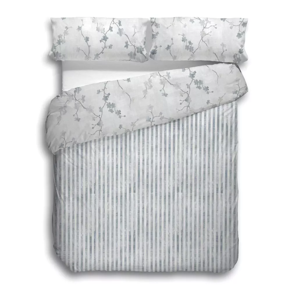 Duetto Housse de Couette Nohana Bleu Stilia