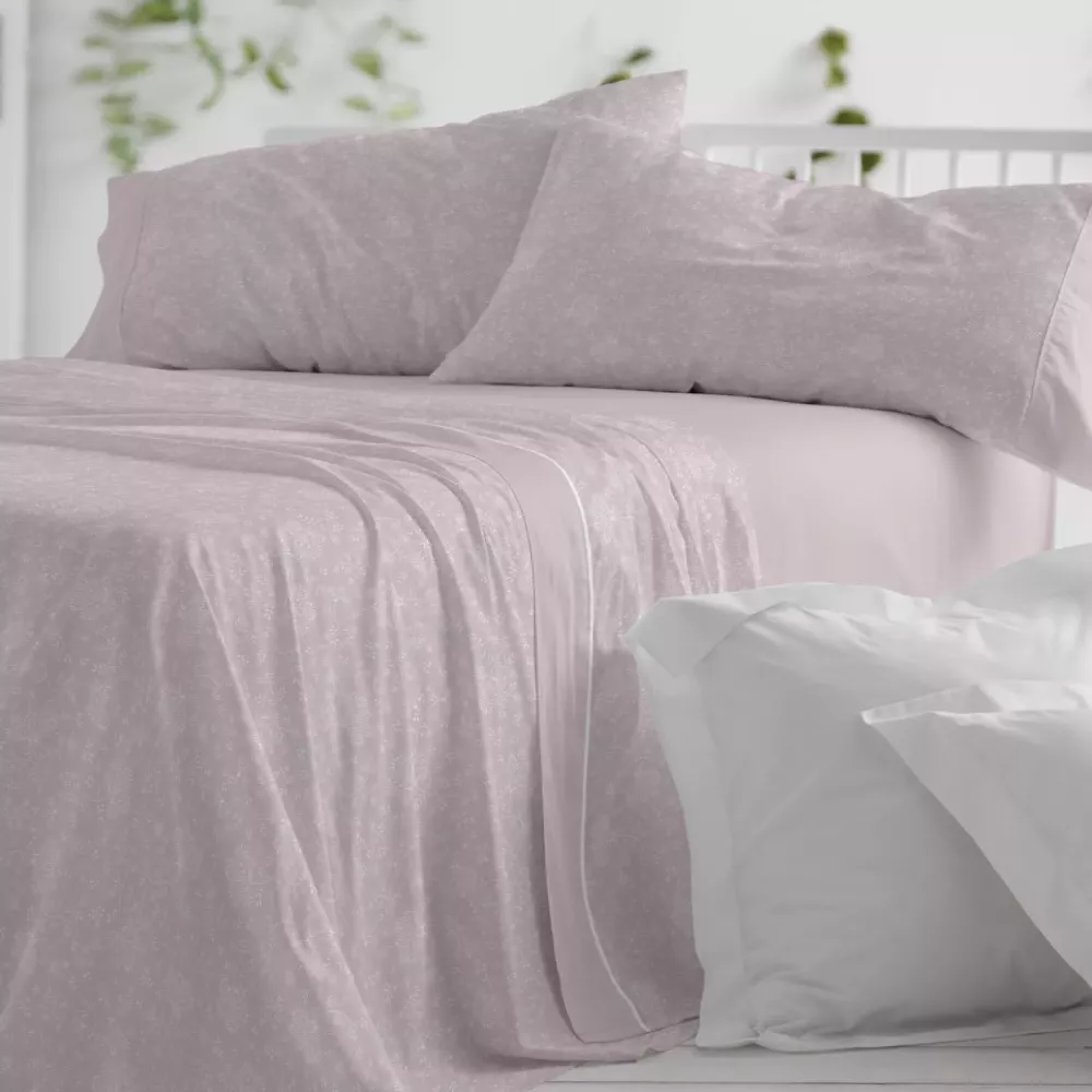 Set di lenzuola in flanella 575 Nodo Burrito Blanco