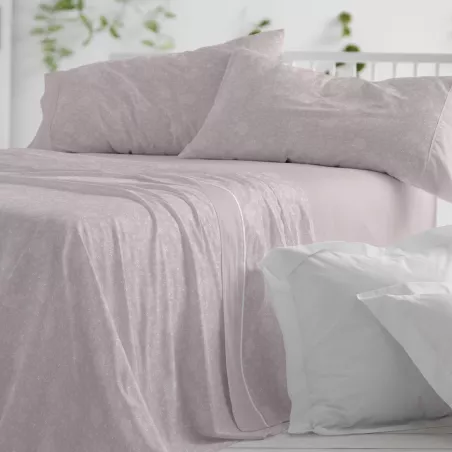 Set di lenzuola in flanella 575 Nodo Burrito Blanco