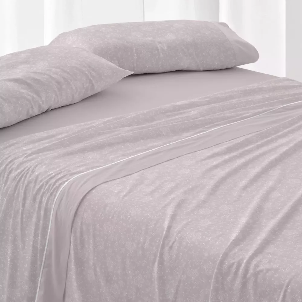 Set di lenzuola in flanella 575 Nodo Burrito Blanco