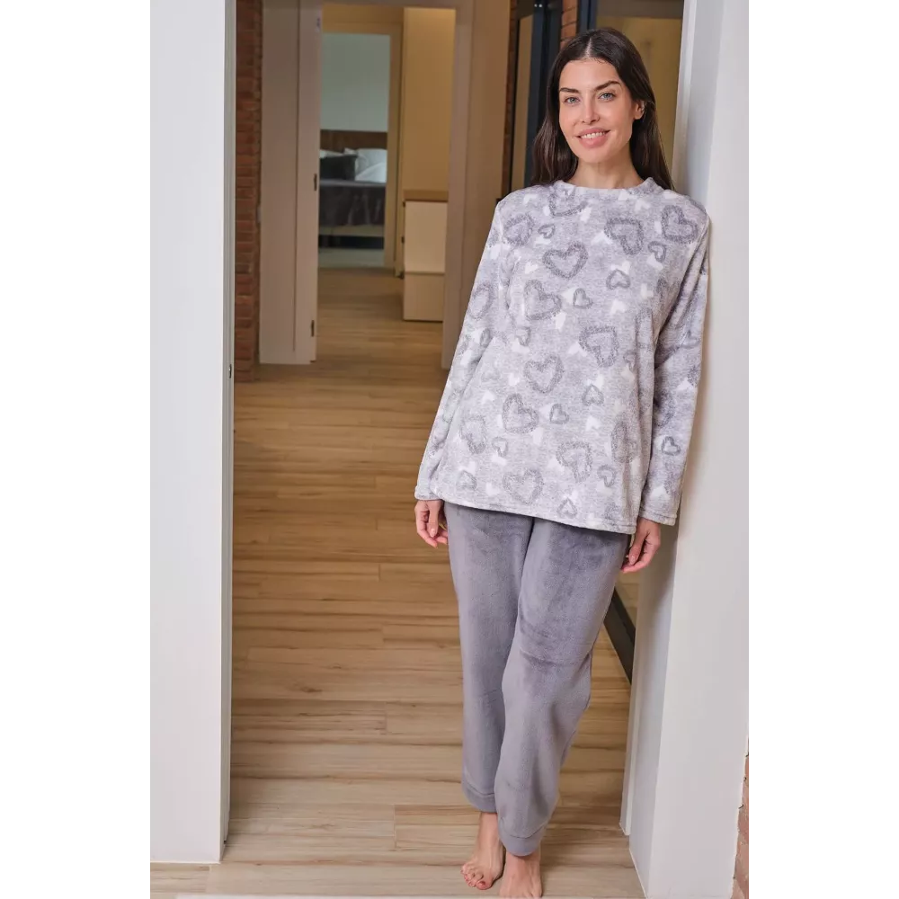 Pijama Dona Hivern 256640 Gris Muslher