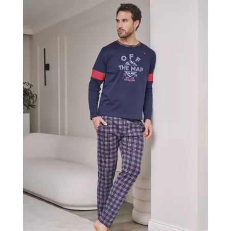 Pijama Homem Inverno P751309 Marinho Massana