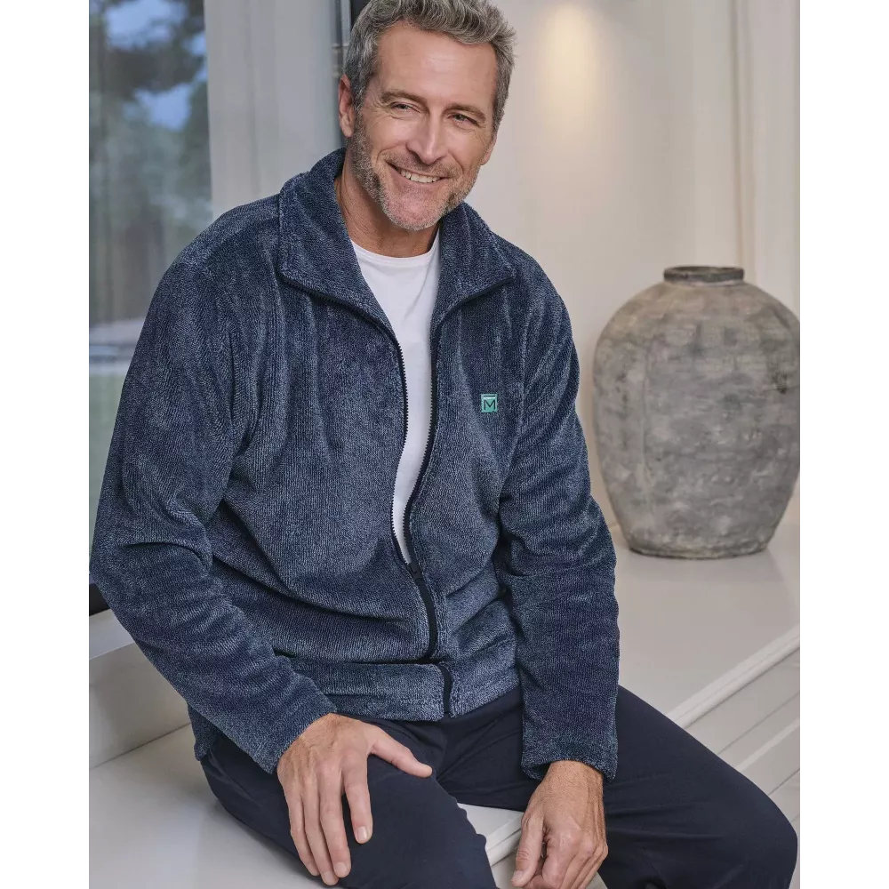 Roupão Masculino Inverno L756302 Azul Massana