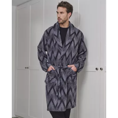 Accappatoio Uomo Inverno L756309 Grigio Massana