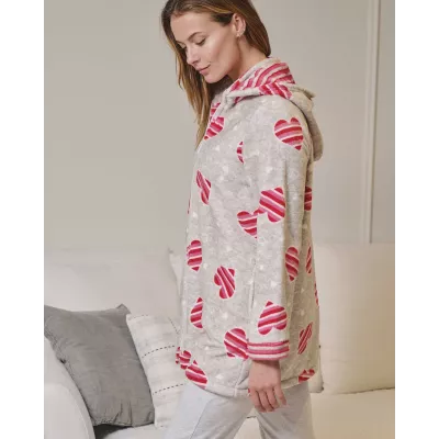 Accappatoio Donna Inverno L756205 Grigio Massana
