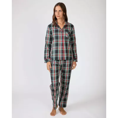Pigiama Donna Inverno P751210 Nero Massana