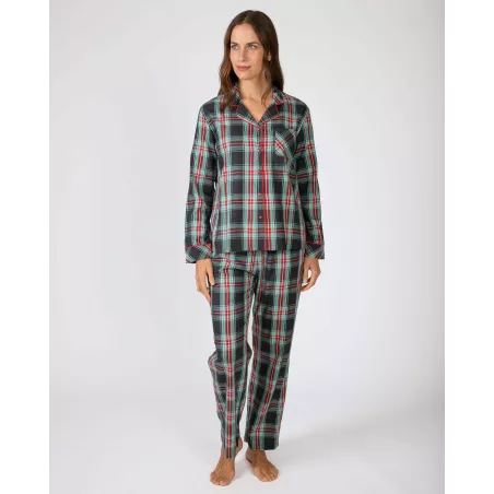 Pijama Mulher Inverno P751210 Preto Massana