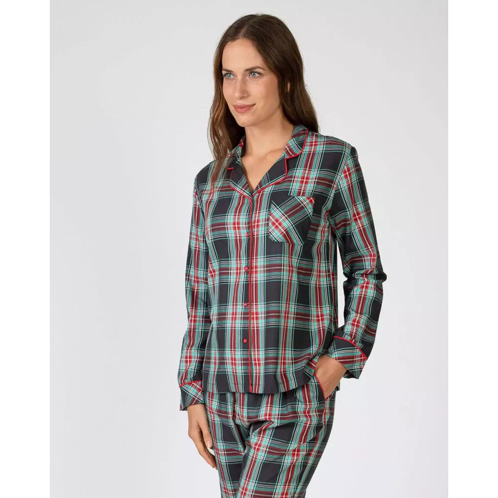 Pijama Mulher Inverno P751210 Preto Massana