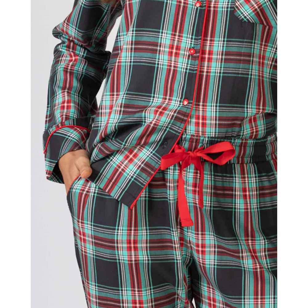 Pijama Mulher Inverno P751210 Preto Massana