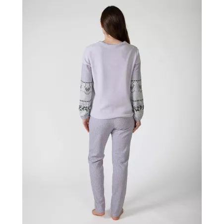 Pijama Dona Hivern P751229 Lila Massana
