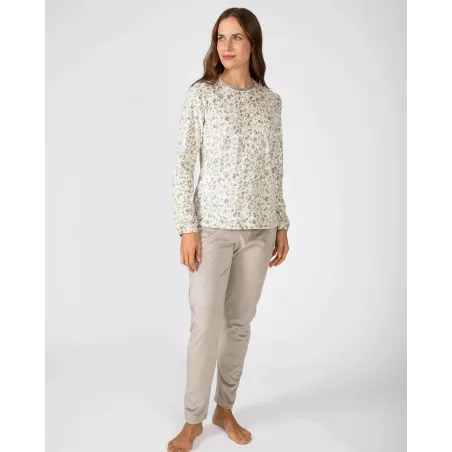 Pigiama Donna Inverno P751258 Vison Massana