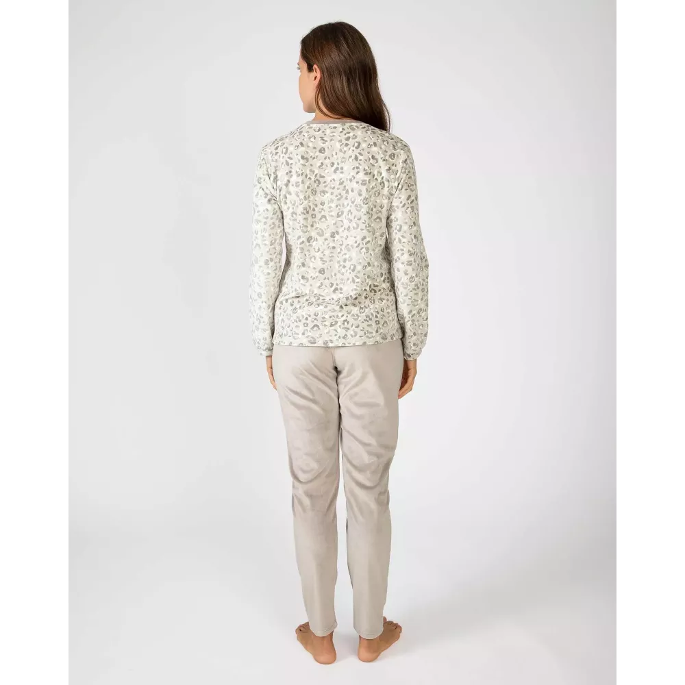 Pigiama Donna Inverno P751258 Vison Massana