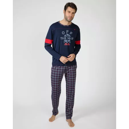 Pijama Homem Inverno P751309 Marinho Massana