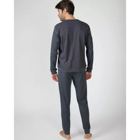 Pigiama Uomo Inverno 751318 Grigio Massana