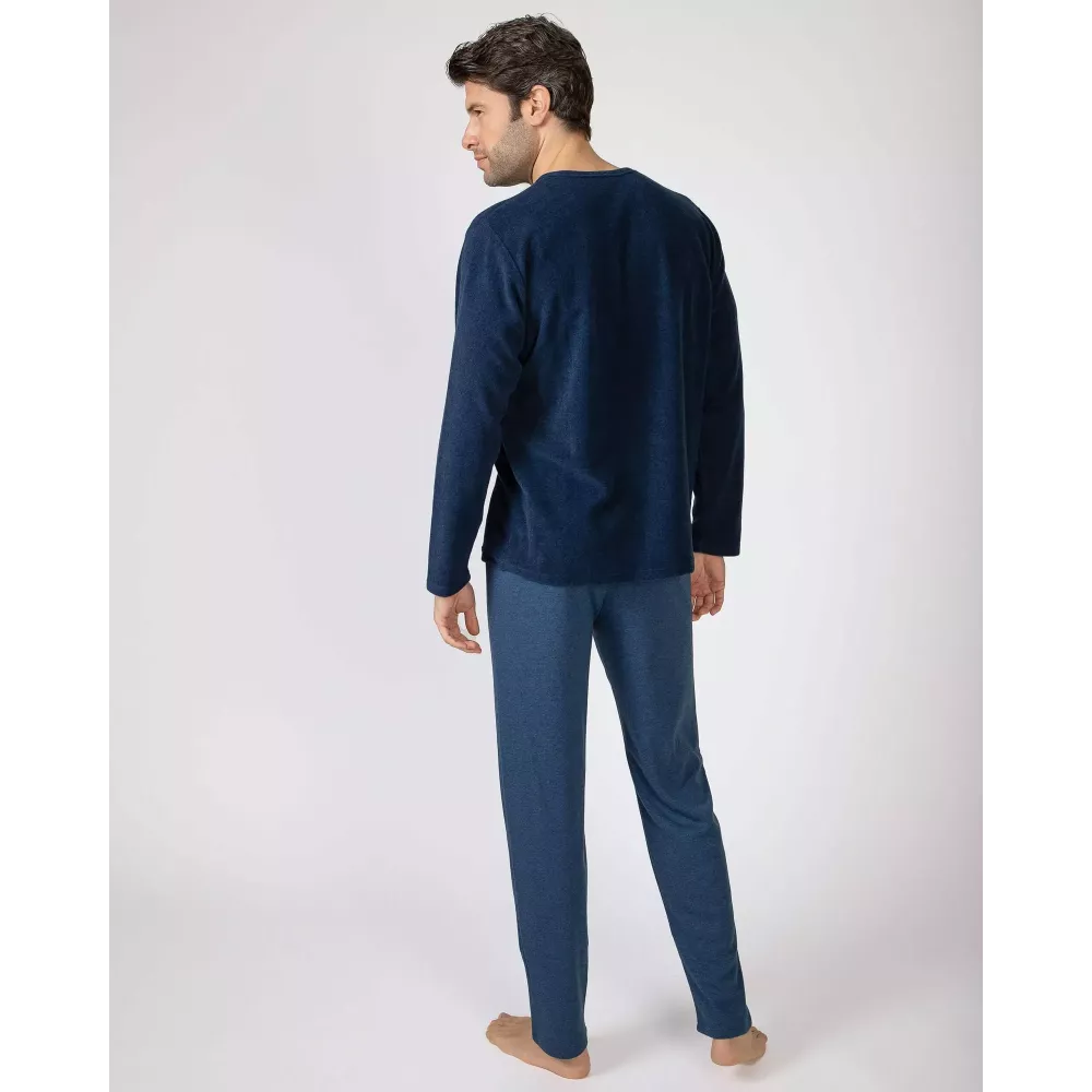 Pijama Homem Inverno P751325 Marinho Massana