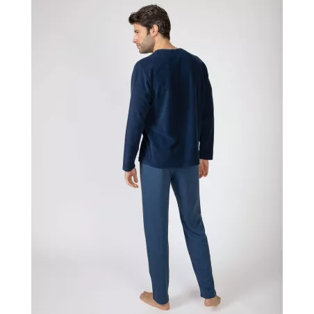 Pijama Homem Inverno P751325 Marinho Massana