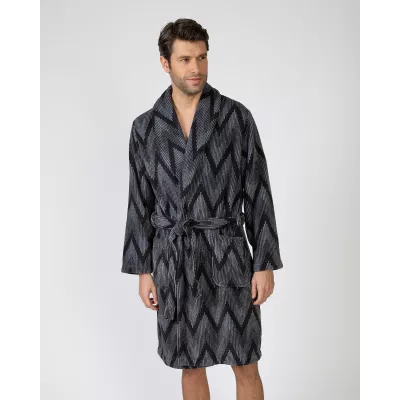 Accappatoio Uomo Inverno L756309 Grigio Massana