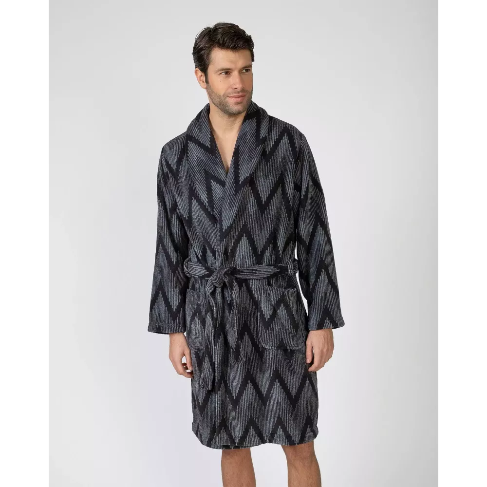 Roupão de Homem Inverno L756309 Cinza Massana