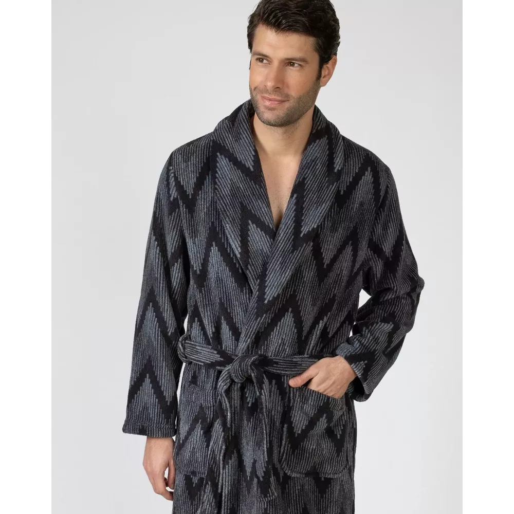 Roupão de Homem Inverno L756309 Cinza Massana