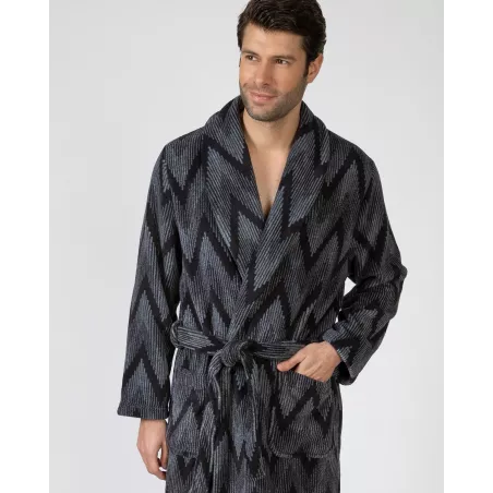 Roupão de Homem Inverno L756309 Cinza Massana